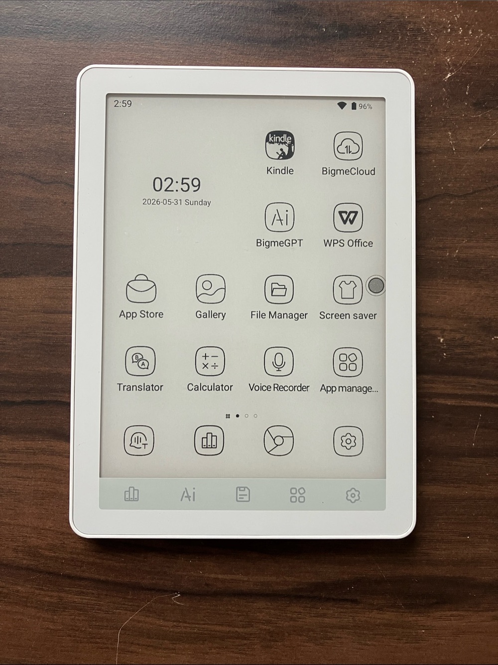 Bigme B6 ereader